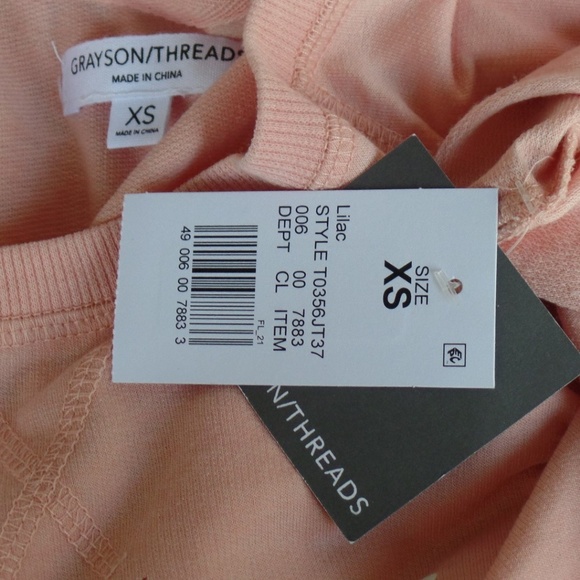 NWT Grayson Threads Pink XS T-Shirt Rose' the day away Graphic Tee Top NEW - Picture 7 of 7